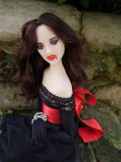 ooak vampire horror primitive folk art doll goth sculpture DMA ADSG 