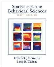   , (0534602460), Frederick J. Gravetter, Textbooks   