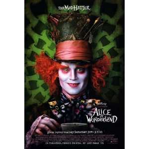 Alice in Wonderland Movie Poster (11 x 17 Inches   28cm x 44cm) (2010 