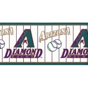 Wallpaper Border Arizona Diamondback Baseball OLD Colors 