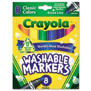  Classic Colors Washable Waterbased Markers   Broad Point 