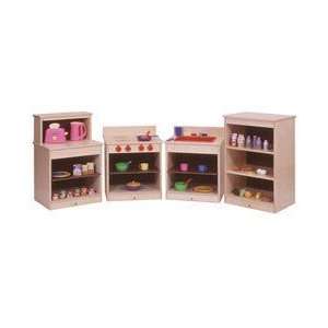  Steffy Wood 4 Piece Toddler Kitchen Set Toys & Games