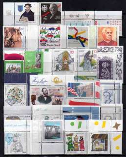 Nice selection of 1997 Unified Germany issues, in perfect unmounted 