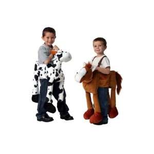   Plush Ride On Cow Horse Dressup Costume Halloween Farm Toys & Games