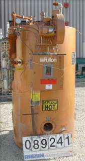 USED Fulton fuel fired steam boiler, model FB 030 A. R  