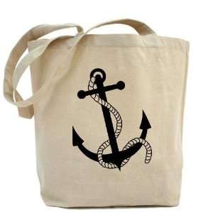  Rockabilly Tattoo Anchor Vintage Tote Bag by  