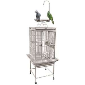    8001818 AE Small Playtop Parakeets Cage 18x18   Green