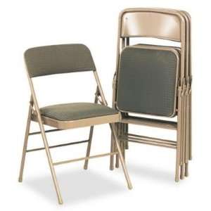   /Back Folding Chair, Taupe Frame, Taupe (36 885CVT4)
