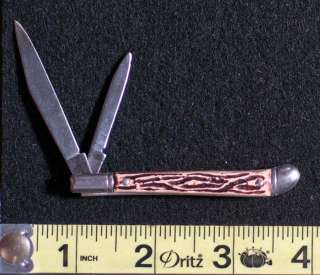 Vintage Small Colonial 2 Blade Folding Pocket Knife  