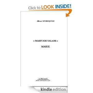 Maryam Salam (French Edition) Albert Enriquez  Kindle 