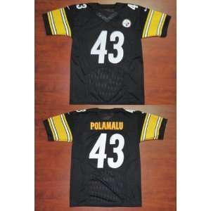   2012 Pittsburgh Steelers #43 Black Jersey Size XXL