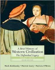 Brief History of Western Civilization, Volume I (to 1715), (0321449975 