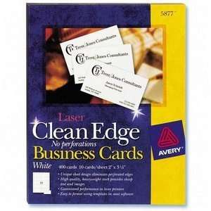    Avery® Clean Edge Laser and Ink Jet Business Cards
