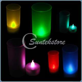 Flickering TEA LIGHT WEDDING PARTY FLAMELESS LED CANDLE  