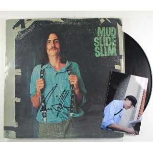 James Taylor Autographed Mud Slime Slim Record Album