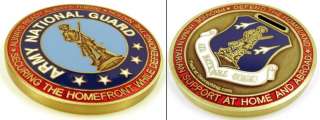 US Military Army Air National Guard ANG Geocoin   Icon  