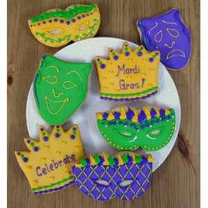  Mardi Gras Cookies Party Favors