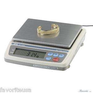   FOR TRADE PRECISION JEWELRY SCALE EK 1200i 1200 G X 0.1G ACCURACY NEW