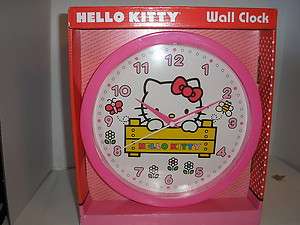 HELLO KITTY WALL CLOCK QUARTZ ACCURACY *NEW*  