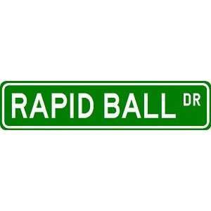  RAPID BALL Street Sign   Sport Sign   High Quality 