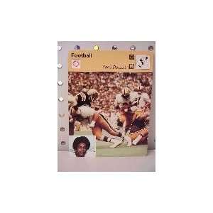  1977 TONY DORSETT Sportscaster Card Rare Sports 