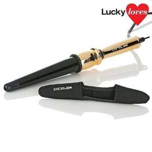    Corioliss Gold Glamour Wand Crazy Curls Styling Tool Beauty