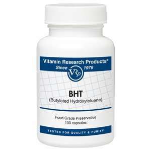  BHT (Butylated Hydroxytoluene) 350 mg 100 Capsules Health 
