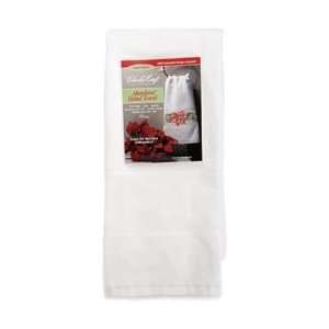 Charles Craft Aberdeen Velour Hand Towel 16 1/2X27 White VT6701 6750 