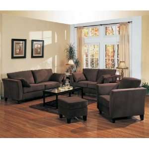 Park Place Contemporary 2 Pcs Living Room Set (Sofa and Loveseat) in 