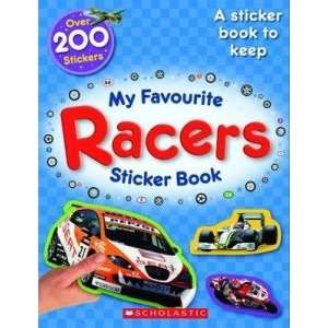  My Favourite Racers Sticker Book Chez Pitchall Books