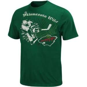   Minnesota Wild Youth Slash Play T Shirt   Green
