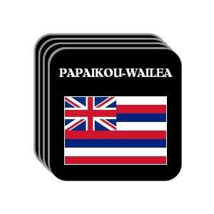  US State Flag   PAPAIKOU WAILEA, Hawaii (HI) Set of 4 Mini 