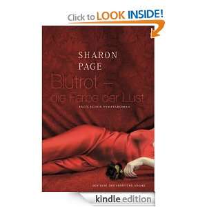 Blutrot   Die Farbe der Lust (German Edition) Sharon Page, Juliane 