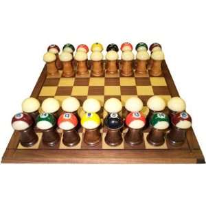  Billiard Ball Chess Pieces board not included Sports 