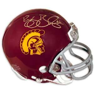  Reggie Bush USC Trojans Autographed Mini Helmet Sports 