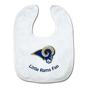  NFL St. Louis Rams White Snap Bib with Team Logo Sports 