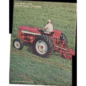 International Farmall 444 Tractor With 230 Mower 2 Page 1968 Original 