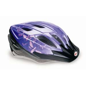   Bell Blaze Child Bicycle Helmet (Purple Fireflies)
