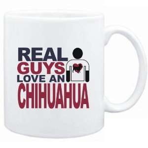  Mug White  Real guys love a Chihuahua  Dogs Sports 