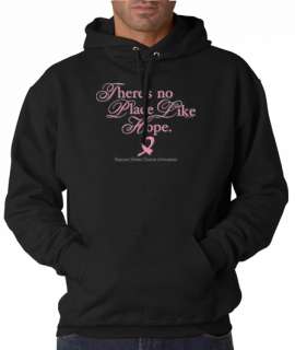 Theres No Place Like Hope Cancer 50/50 Pullover Hoodie  