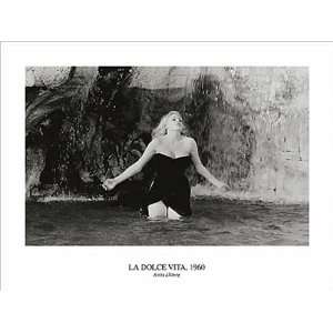  La Dolce Vita, 1960 (Anita Ekberg) Poster Print, 15.75x11 