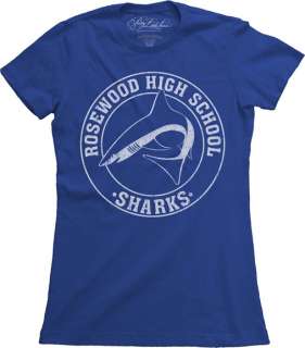 Licensed Pretty Little Liars Rosewood High School Sharks Junior Tee 