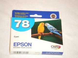 Epson Cyan Ink ~NEW~ Epson 78 T078220 Ink Cartridge  