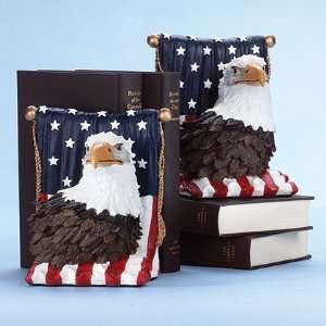  Patriotic American Eagle Bookends Electronics