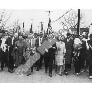  Martin Luther King Jr. leading a black voting rights march 