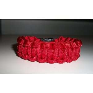  American Made Imperial Red Paracord Bracelet Sports 