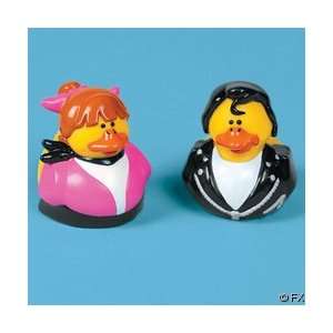  12 Sock Hop Rubber Ducky Party Favors Toys & Games