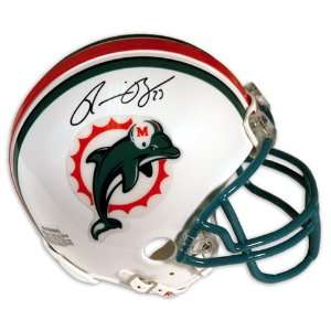    Ronnie Brown Signed Mini Helmet   DOLPHINS