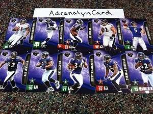 Baltimore Ravens NFL Adrenalyn XL Complete Team Set (Special   Extra 