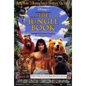  Rudyard Kiplings The Jungle Book Movie Poster (27 x 40 